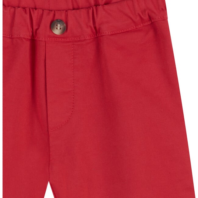 Little Orly Pants, Red - Pants - 3