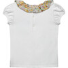 Liberty Print Elysian Day Willow Jersey Top, Lemon Elysian Day - T-Shirts - 2