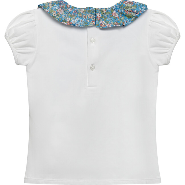 Liberty Print Hedgerow Jersey Top, Blue - T-Shirts - 2