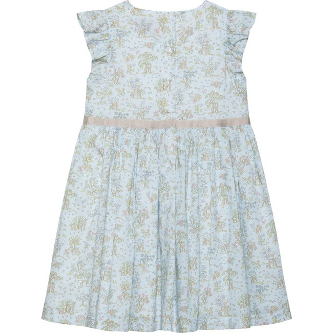 Liberty Print Etta Fawn Frill Sleeve Dress, Seafoam Etta - Dresses - 3