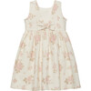 Gold Maeva Party Dress, Gold Floral - Dresses - 2