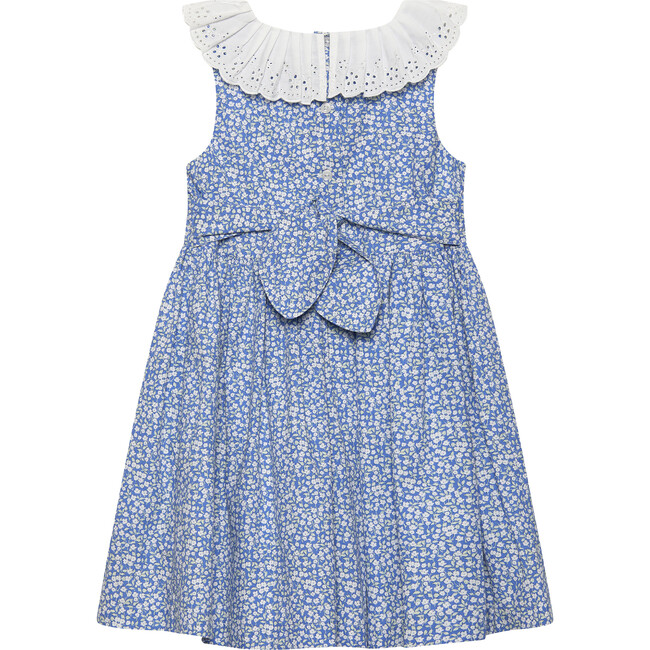 Francesca Mini Floral Dress, Mini Blue Floral - Dresses - 2