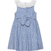 Francesca Mini Floral Dress, Mini Blue Floral - Dresses - 2