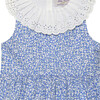 Francesca Mini Floral Dress, Mini Blue Floral - Dresses - 3