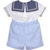 Edward Sailor Set, Pale Blue - Mixed Apparel Set - 2