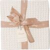 Birch Waffle Knit Blanket - Blankets - 3