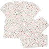 Bloom Wind Ditsy Organic Cotton Pyjama, Child, Pink - Pajamas - 2