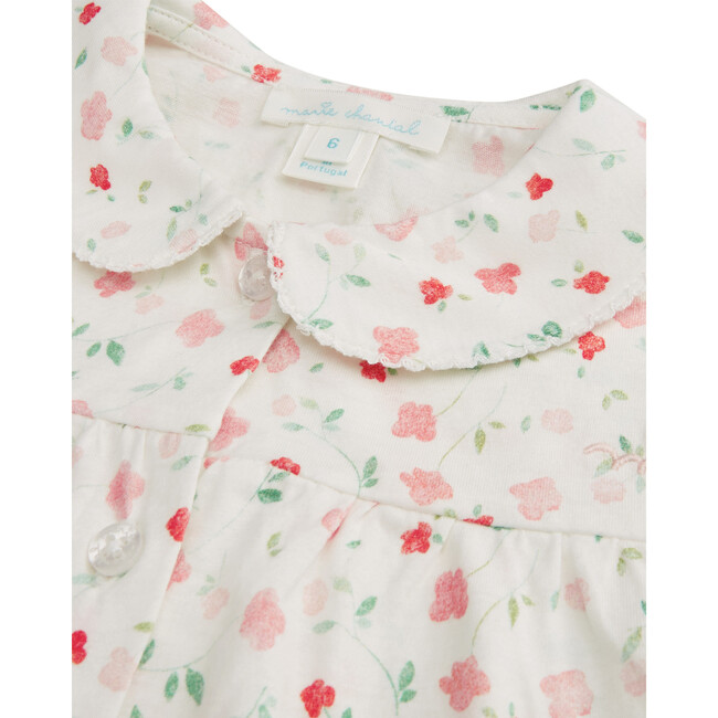 Bloom Wind Ditsy Organic Cotton Pyjama, Child, Pink - Pajamas - 3