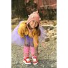 Multi Pom Bonnet, Coral - Hats - 2