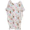 Print Cover-Up Poncho, Donut - One Pieces - 1 - thumbnail