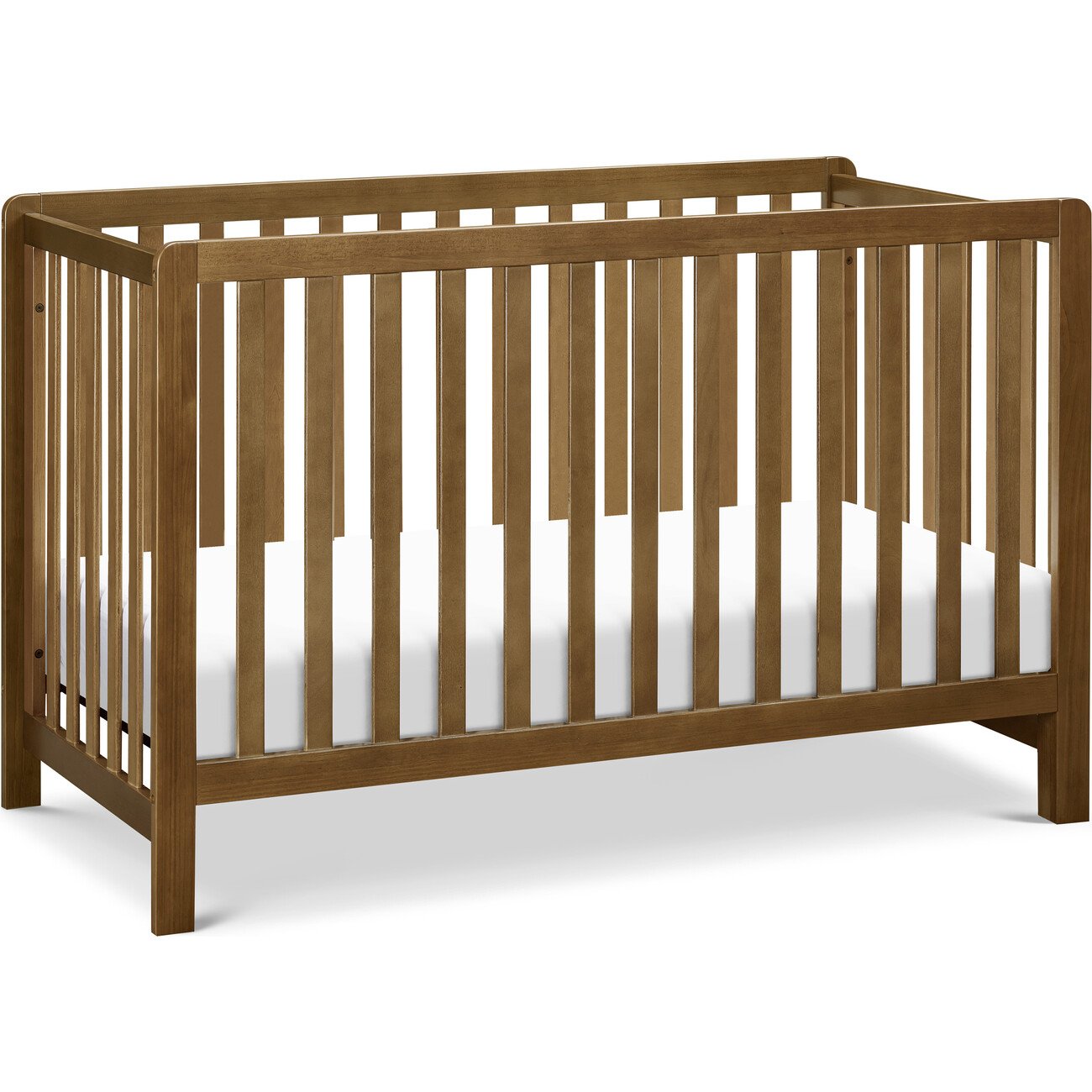 Colby 4 In 1 Low Profile Convertible Crib Walnut Carter s by daVinci Cribs Bassinets Maisonette