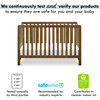 Colby 4-In-1 Low-Profile Convertible Crib, Walnut - Cribs - 2