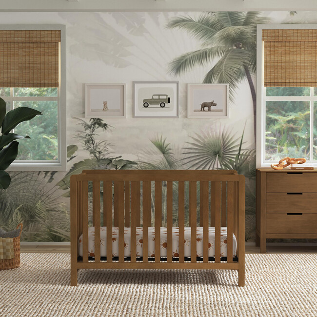 Colby 4-In-1 Low-Profile Convertible Crib, Walnut - Cribs - 5