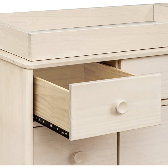 Lolly 6-Drawer Assembled Double Dresser, Washed Natural - Dressers - 8