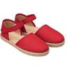 Linen Classic Espadrille, Red - Espadrilles - 1 - thumbnail