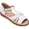 Nadine Sandal, White - Sandals - 1 - thumbnail