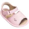 Baby Scallop Sandal, Pink - Sandals - 1 - thumbnail