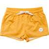 Boy's Board Shorts, Yellow - Swim Trunks - 1 - thumbnail