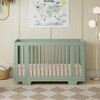 Yuzu 8-In-1 Convertible Crib with All-Stages Conversion Kits, Light Sage - Cribs - 9