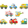 8pc Magnet Building Blocks Metro City 8 Vehicle Magnetized Action Figures - PTA24 - STEM Toys - 1 - thumbnail