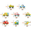 8pc Magnet Building Blocks Metro City 8 Vehicle Magnetized Action Figures - PTA24 - STEM Toys - 2
