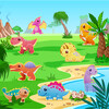 8pc Magnet Tiles Building Blocks 8 Dinosaur Magnetized Action Figures - STEM Toys - 3