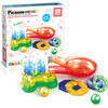 15pc Magnetic Marble Run Add-On Expansion Pack for Magnet Tile Building Blocks Maze Construction Toy - STEM Toys - 1 - thumbnail