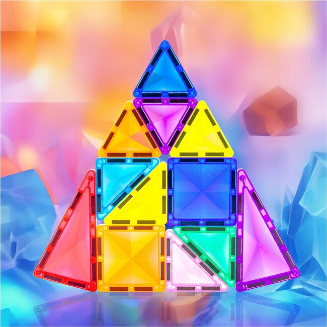 13pc Travel Size Mini Diamond Series Magnet Building Blocks - PTM13 - STEM Toys - 2