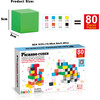 Magnet Cube Building Blocks 80 Pieces 1.2" 3CM Magnetic Cubes - STEM Toys - 3