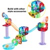 15pc Magnetic Marble Run Add-On Expansion Pack for Magnet Tile Building Blocks Maze Construction Toy - STEM Toys - 4