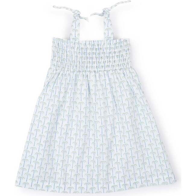 Betsy Girls' Woven Dress, Pacific Palms Blue
