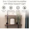 3 in 1 Compact Humidifier - 0.5 Gallon with Sleep Support Light & Aroma Diffuser - Humidifiers - 2