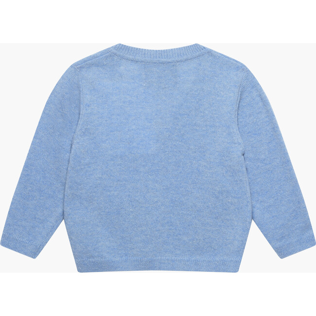 Little Augustus & Friends Cardigan, Blue Marl