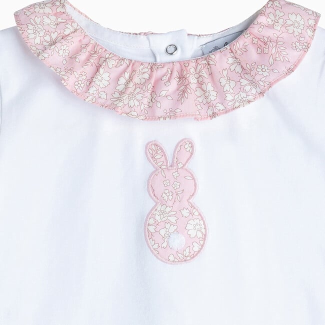 Little Liberty Print Flopsy All In One & Gift Bag, Pink Capel - Onesies - 6