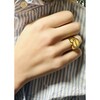 "Sparkle" Signet Adjustable Ring - Rings - 3