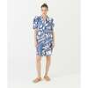 Women's Athina Mao V-Neck Short Puff Sleeve Dress, Mykonos - Dresses - 2