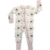 Once Upon a Time Bamboo Convertible Baby Pajama, White - Pajamas - 1 - thumbnail