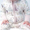 Once Upon a Time Bamboo Convertible Baby Pajama, White - Pajamas - 5