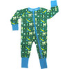 Ever After Bamboo Convertible Baby Pajama, Green - Pajamas - 1 - thumbnail