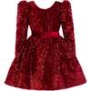 Merribrook Sequin Bow Dress, Red - Dresses - 1 - thumbnail