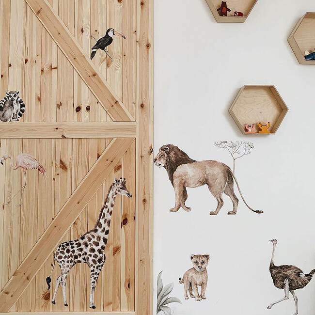 Savanna Animals Wonderland Wall Decal Set - Wall Décor - 7