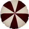 Round Patchwork Pillow, Red Circus - Decorative Pillows - 1 - thumbnail