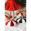 Round Patchwork Pillow, Red Circus - Decorative Pillows - 5