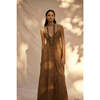 Women's Xiola V-Neck Tiered Maxi Dress, Camel - Dresses - 2