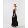 Women's Seraphina Deep V-Neck Maxi Dress, Black - Dresses - 3