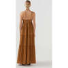 Women's Xiola V-Neck Tiered Maxi Dress, Camel - Dresses - 3
