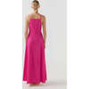 Women's Rory Square Neck Maxi Dress, Magenta - Dresses - 3