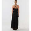 Women's Seraphina Deep V-Neck Maxi Dress, Black - Dresses - 4