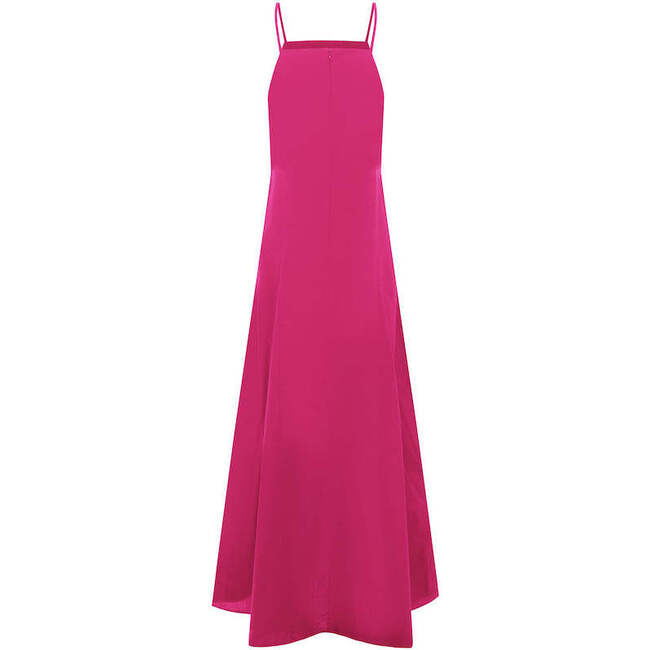 Women's Rory Square Neck Maxi Dress, Magenta - Dresses - 5