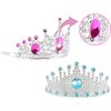 Kids 24 Piece Fairytale Royal Princess Dress Up - Pretend Play Tiara, Jewelry Boutique, Shoes & Fashion Accessories - STEM Toys - 4